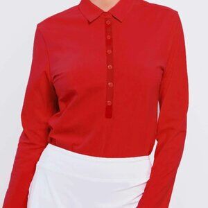 Foray Golf Red Long Sleeve Women's Top *NWT*